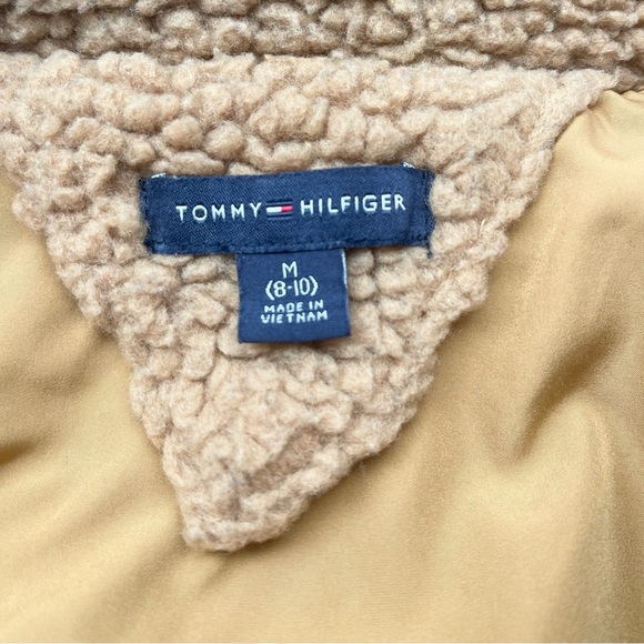 Tommy Hilfiger Kids U Heritage Badge Sherpa Jacket size M (8-10) - Picture 7 of 8